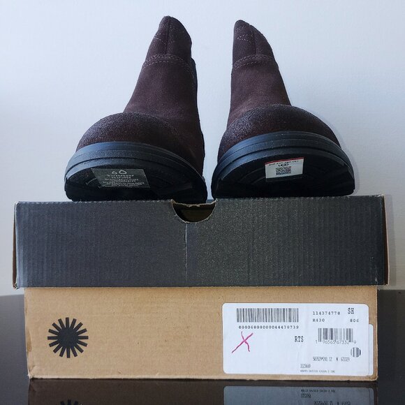UGG Men's Biltmore Waterproof Leather Chelsea Boot in Cool Looking Dusted Cocoa - Picture 15 of 15